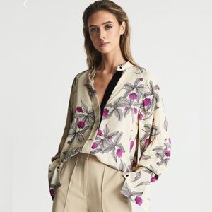 Reiss Tilly Orchid Blouse
